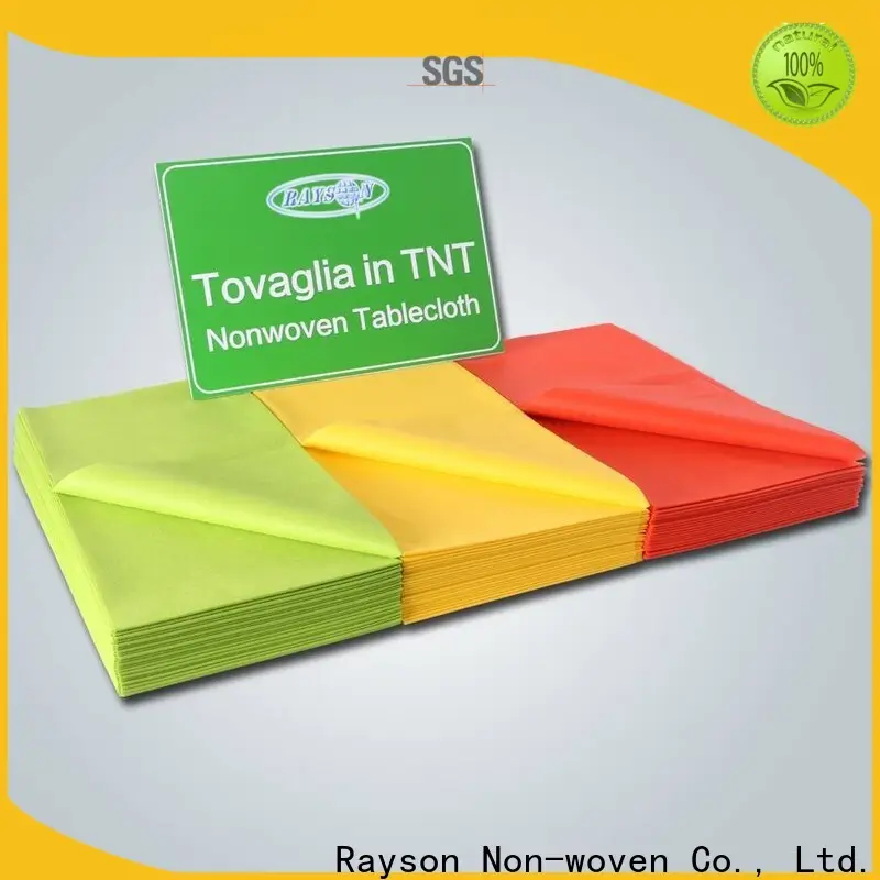 rayon nonwoven gül altın tek kullanımlık masa örtüsü fabrikası 1