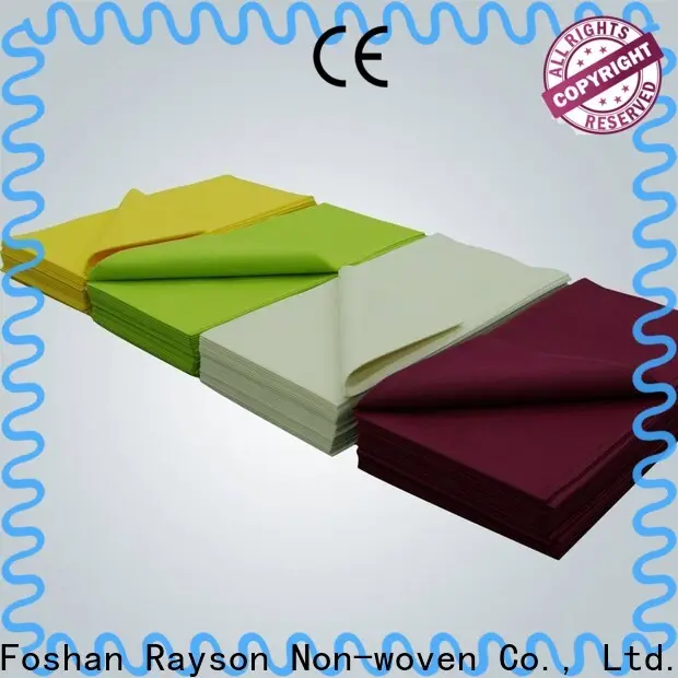 Rayson non tissé Fournisseur de nappes jetables écologiques non tissées Rayson 1