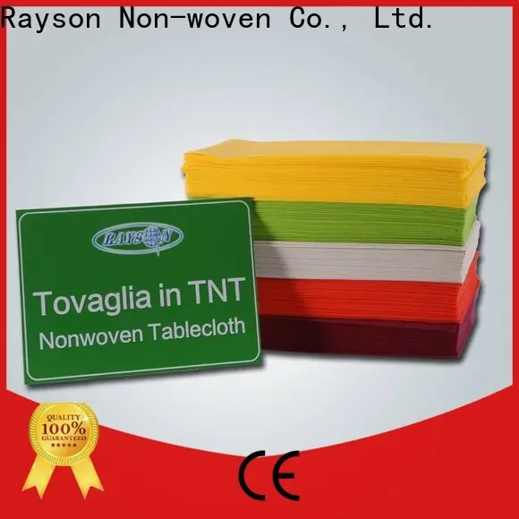 rayon nonwoven tek kullanımlık tatil masa örtüleri toplu olarak 1