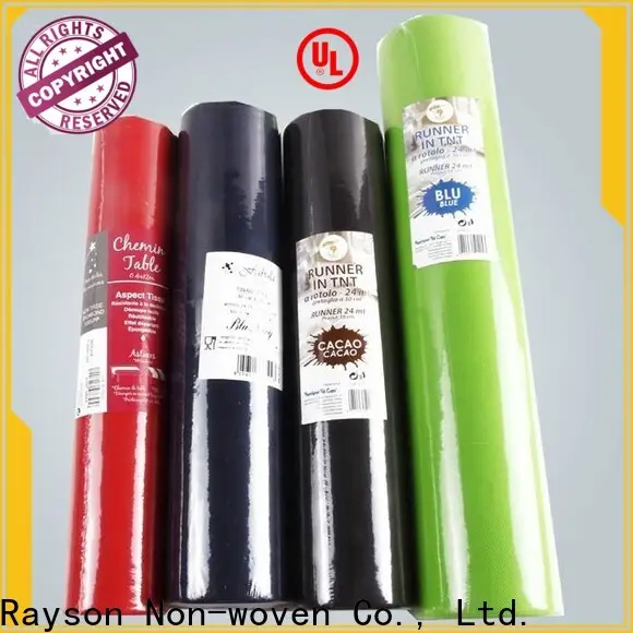 Prezzo del rotolo di copertura da tavolo usa e getta in tessuto non tessuto Rayson 1