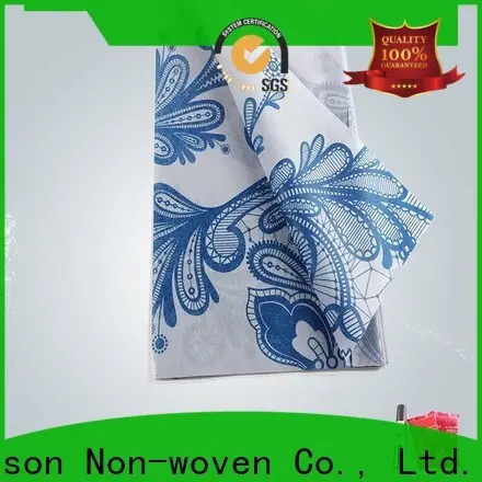 Rayson nonwoven ODM logolu yüksek kaliteli dokuma olmayan tek kullanımlık özel masa örtüsü Tedarikçi 1