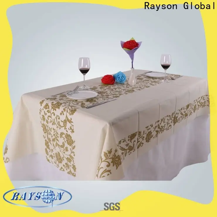 rayon nonwoven baskılı masa örtüleri toplu olarak 1