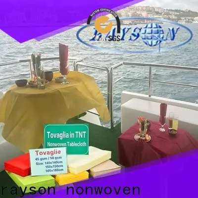 rayson nonwoven Bulk purchase ODM non woven catering disposable tablecloths supplier 1