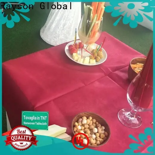 rayson nonwoven tnt nonwoven table cloth manufacturer 1