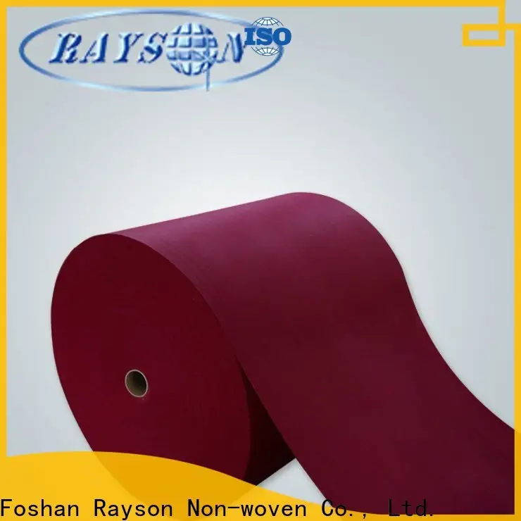 rayson nonwoven polyester spunbond nonwoven fabric factory 1