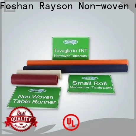 Proveedor de manteles desechables dorados no tejidos Rayson 1