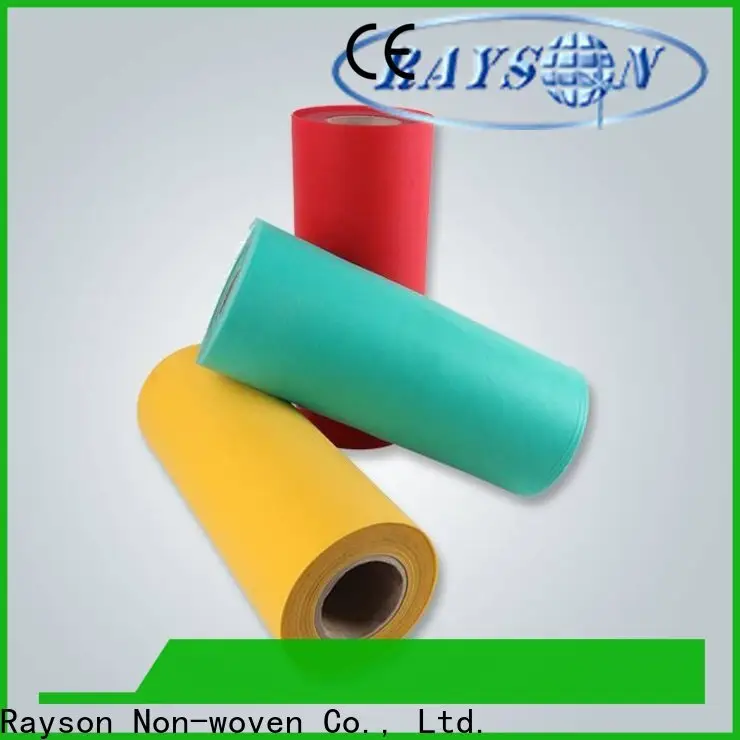 Fornitore di tessuto non tessuto spunbond in polipropilene Rayson Custom OEM 1