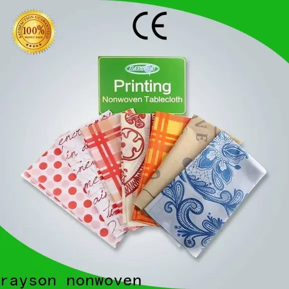 Rayson nonwoven Toplu nonwoven baskılı masa örtüleri fiyatı satın alın 1