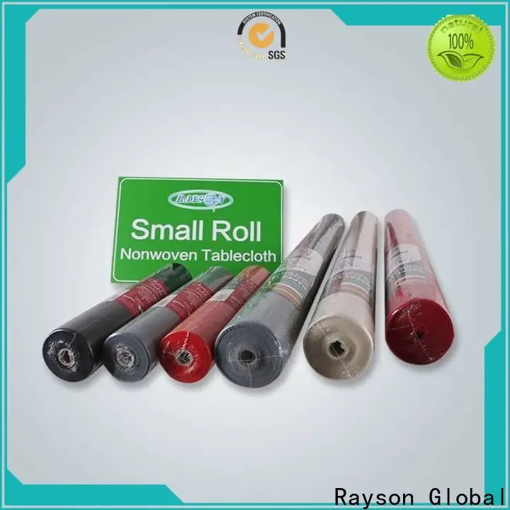 rayon nonwoven Özel yüksek kaliteli nonwoven donatılmış tek kullanımlık masa örtüleri şirketi 1
