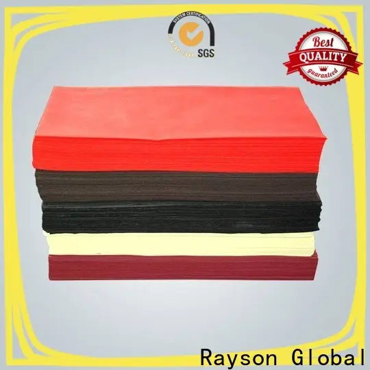Rayson 부직포 맞춤형 최고의 부직포 녹색 일회용 식탁보 공장 1