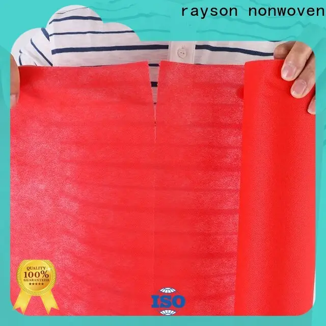 rayson nonwoven Rayson Custom tnt nonwoven fabric table cloth manufacturer 1