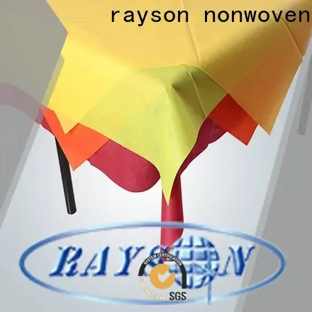rayon nonwoven Toptan ODM nonwoven tek kullanımlık masa örtüleri toplu olarak elastik 1