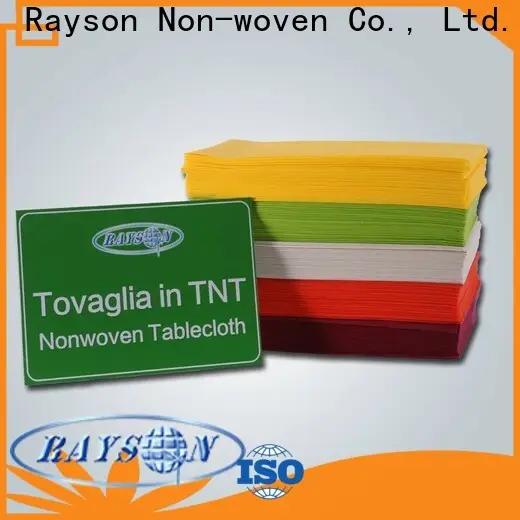 rayon nonwoven fantezi tek kullanımlık masa örtüleri toplu olarak 1