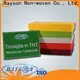 rayon nonwoven fantezi tek kullanımlık masa örtüleri toplu olarak 1
