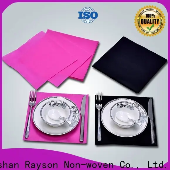 rayon nonwoven yeşil tek kullanımlık masa örtüsü üreticisi2 1