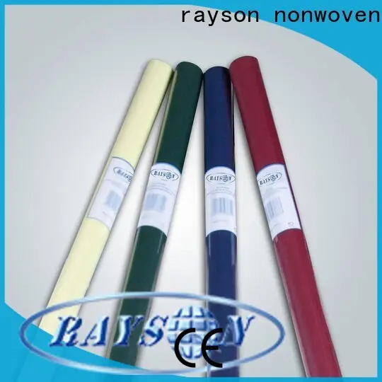Rayson ODM non tessuto è il miglior produttore di tovaglie usa e getta verdi non tessute 1