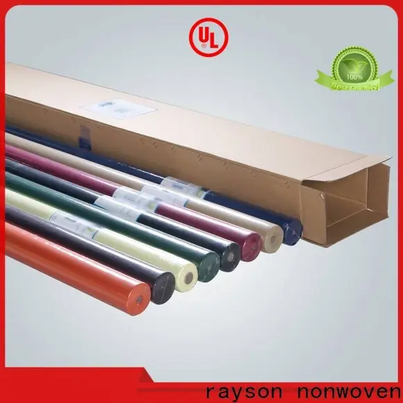 Rayson 부직포 맞춤형 ODM 부직포 검정색 일회용 식탁보 제조 업체 1
