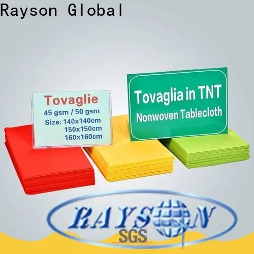 rayson nonwoven Rayson ODM nonwoven tnt masa örtüsü tedarikçisi 1