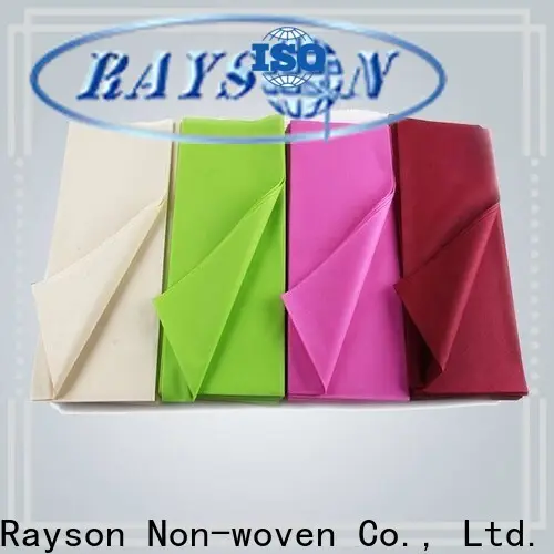 Rayson nonwoven Rayson özel nonwoven beyaz tek kullanımlık masa örtüleri fabrikası 1