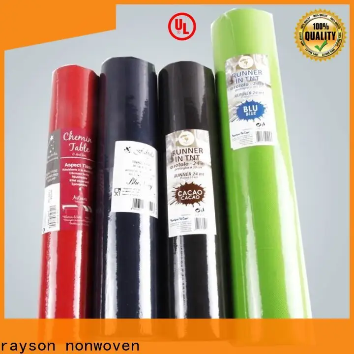 rayson nonwoven Bulk purchase high quality nonwoven disposable tablecloth roll company 1