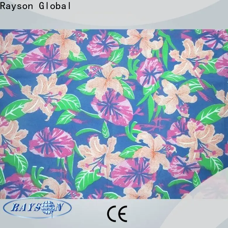 rayson nonwoven blue print upholstery fabric manufacturer 1