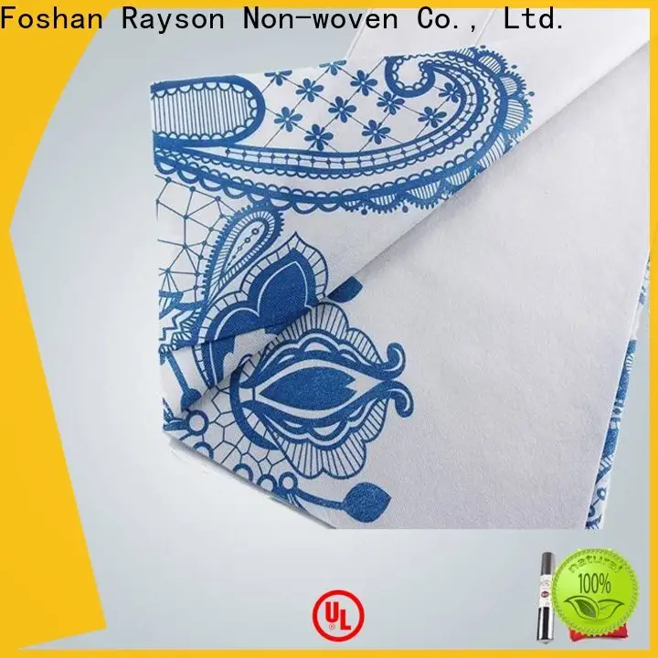 Empresa de telas de tapicería estampadas no tejidas Rayson 1