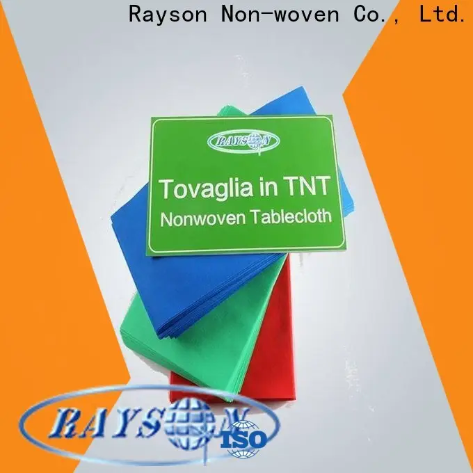fabbrica di rotoli di copertura per tavolo usa e getta in tessuto non tessuto Rayson3 1
