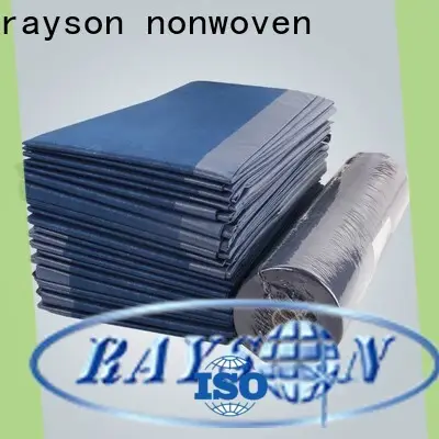 Rayson nonwoven Rayson Toplu satın alma ODM tek kullanımlık çift kişilik çarşaf tedarikçisi 1