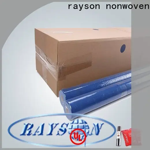 rayson 不織布卸売最高の不織布使い捨てテーブル カバー ロール サプライヤー 1