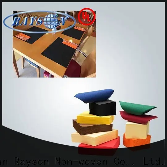 tessuto non tessuto Rayson Acquista all'ingrosso produttore di tovaglie usa e getta pesanti non tessute personalizzate 1
