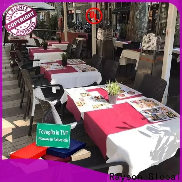 rayson nonwoven logo tablecloths supplier 1