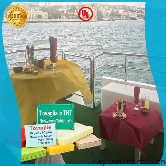 OEM best nonwoven pink disposable tablecloth factory 1