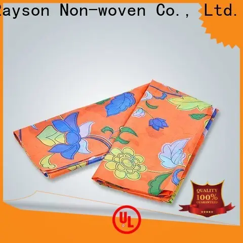 Fábrica de telas para tapicería florales azul marino no tejidas Rayson 1