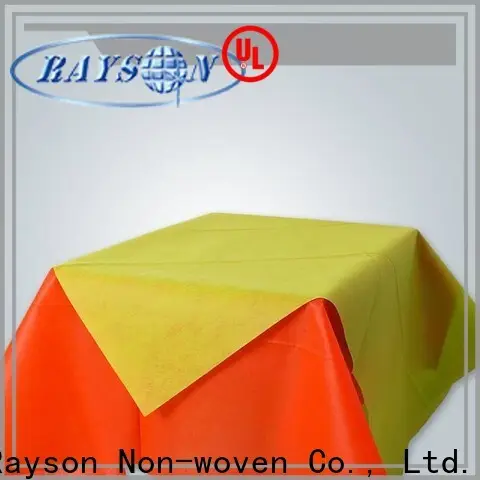 rayon nonwoven donatılmış tek kullanımlık masa örtüleri üreticisi 1