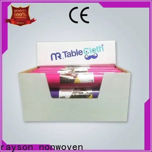 rayon nonwoven tek kullanımlık yılbaşı masa örtüleri toplu olarak 1
