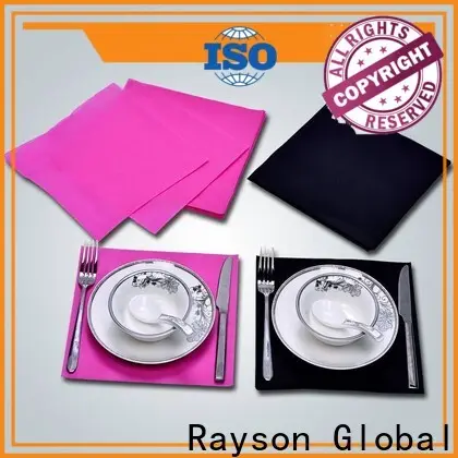 produttore di tovaglie usa e getta in tessuto non tessuto Rayson in oro rosa 1