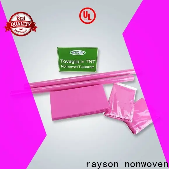 rayon nonwoven Rayson Toptan özel tnt nonwoven kumaş masa örtüsü fiyatı 1