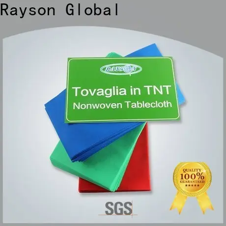 rayon nonwoven çevre dostu tek kullanımlık masa örtüleri toplu olarak1 1