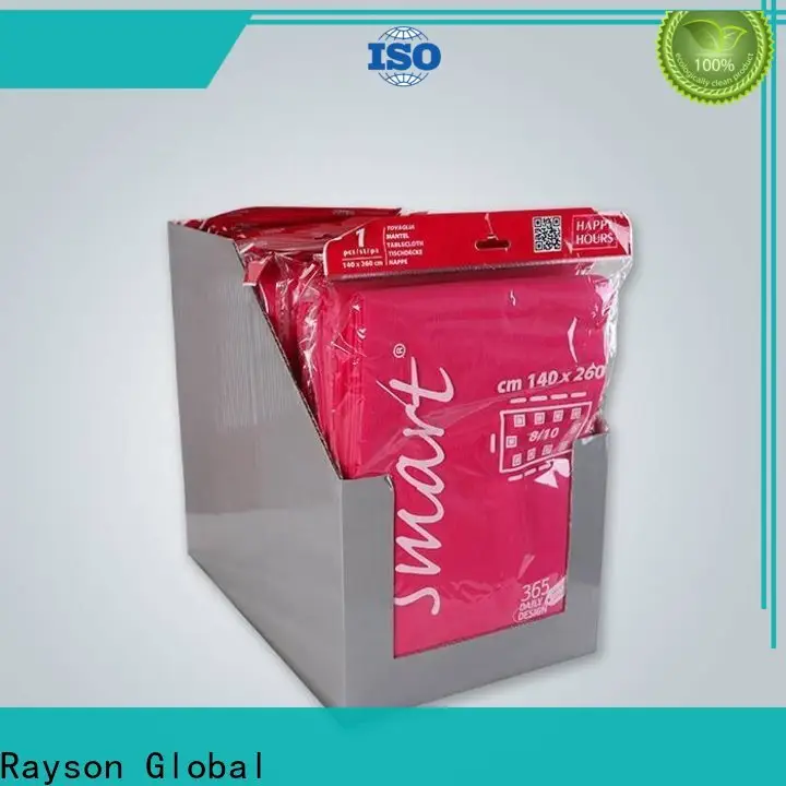 rayon nonwoven çevre dostu tek kullanımlık masa örtüleri toplu olarak2 1