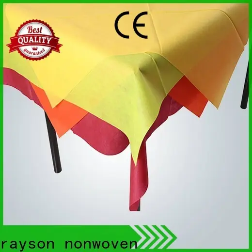 rayon nonwoven Toplu satın alma özel nonwoven tek kullanımlık yılbaşı masa örtüsü şirketi 1