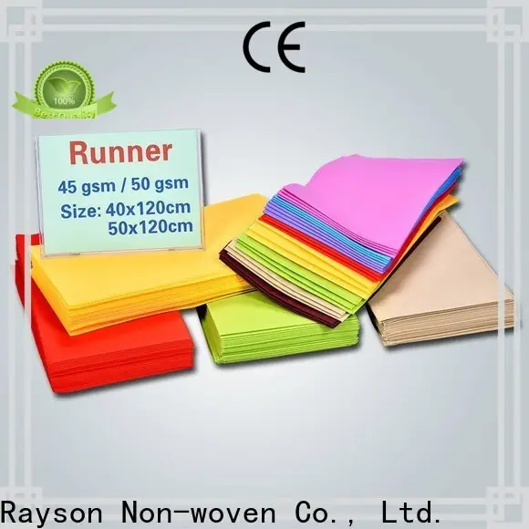 Rayson nonwoven Toptan dokunmamış tek kullanımlık yılbaşı masa örtüsü toplu olarak 1