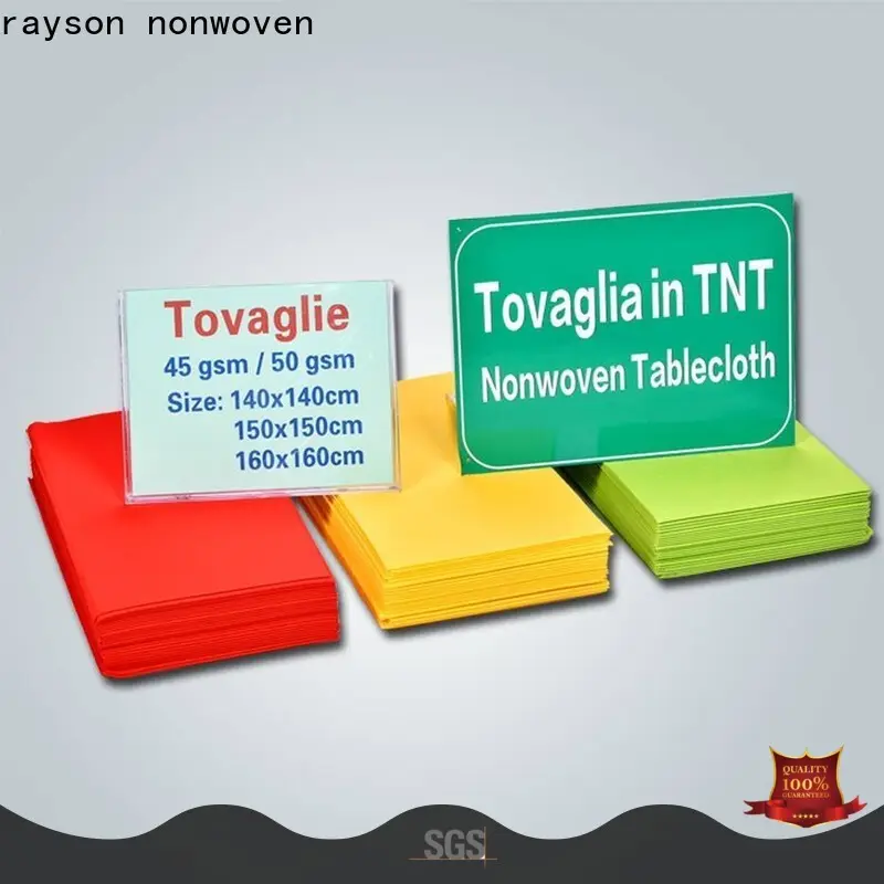 rayon nonwoven Özel yüksek kaliteli nonwoven tek kullanımlık dantel masa örtüleri fiyatı 1