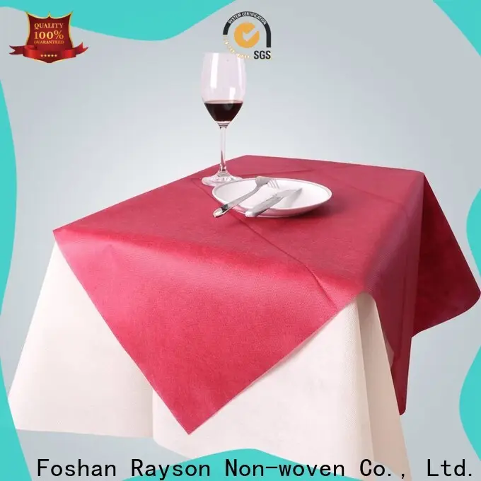 rayon nonwoven tek kullanımlık masa örtüleri tedarikçisi 1