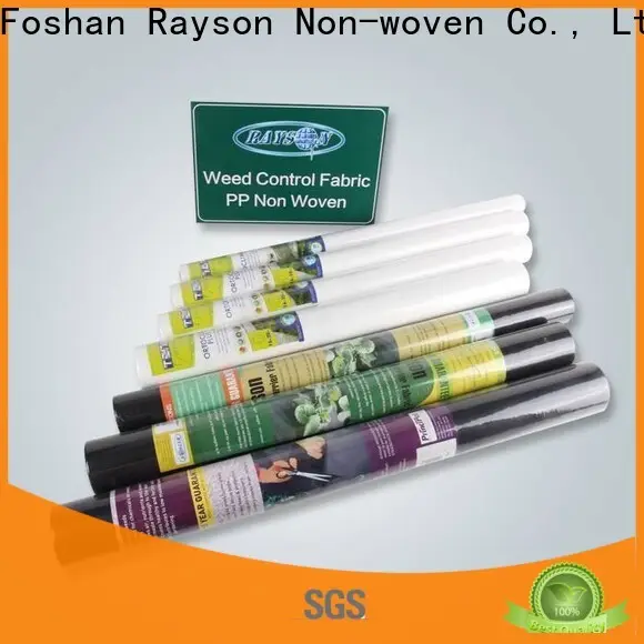 rayon nonwoven Toplu ODM siyah peyzaj kumaş şirketi satın alın 1