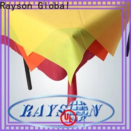 rayson nonwoven Gerçek İngiltere'ye benzeyen özel yüksek kaliteli nonwoven tek kullanımlık masa örtüleri 1