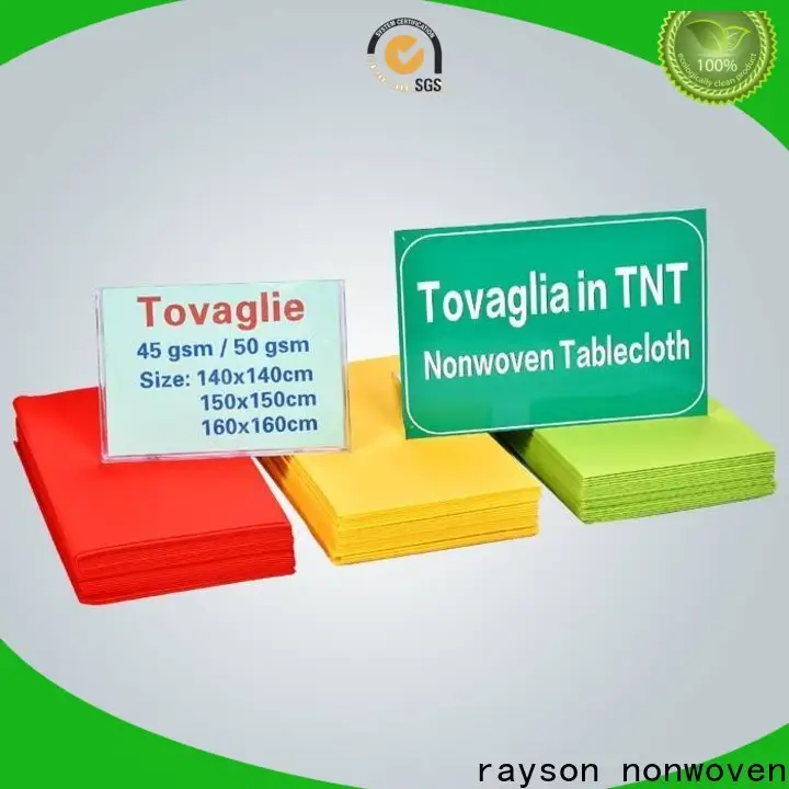 Rayson não tecido Rayson atacado fábrica de pano de mesa tnt 1
