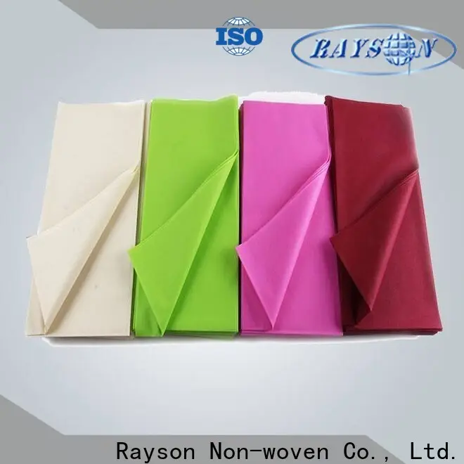 rayson nonwoven Bulk purchase ODM nonwoven green disposable tablecloth in bulk 1