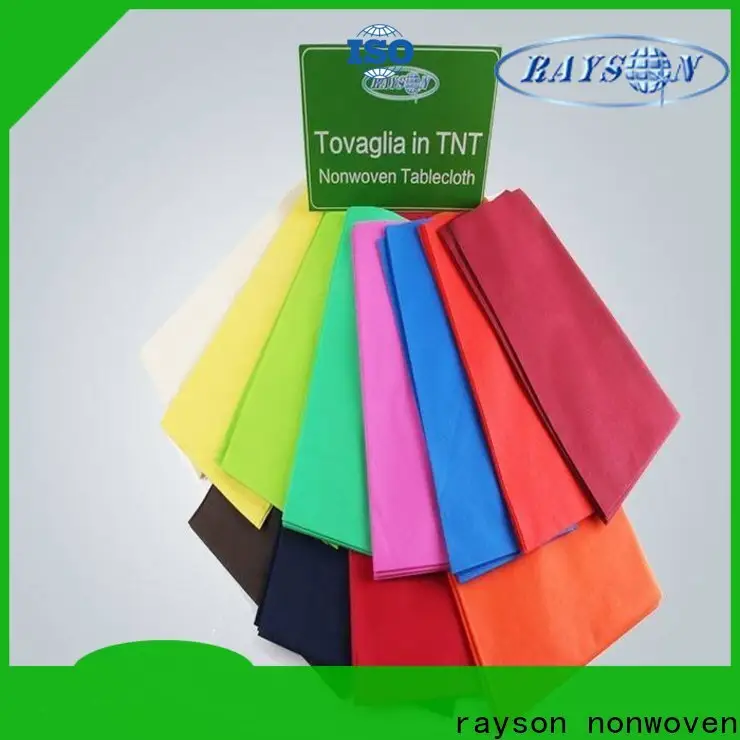 rayson nonwoven Wholesale nonwoven silver disposable tablecloth manufacturer 1