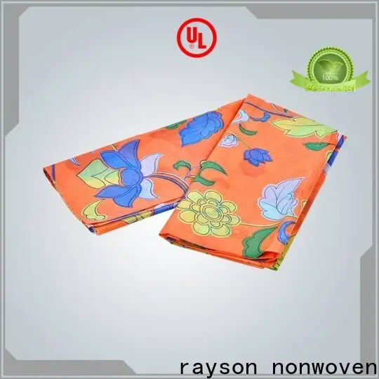 Rayson OEM nonwoven sofa floral fabric price 1