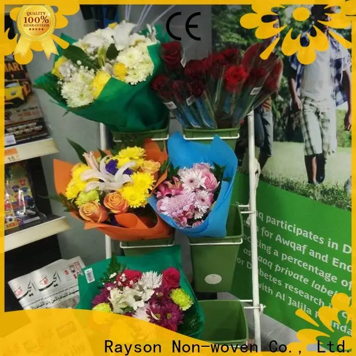 rayson nonwoven Wholesale best nonwoven flower bouquet wrapping paper price flower stores 1